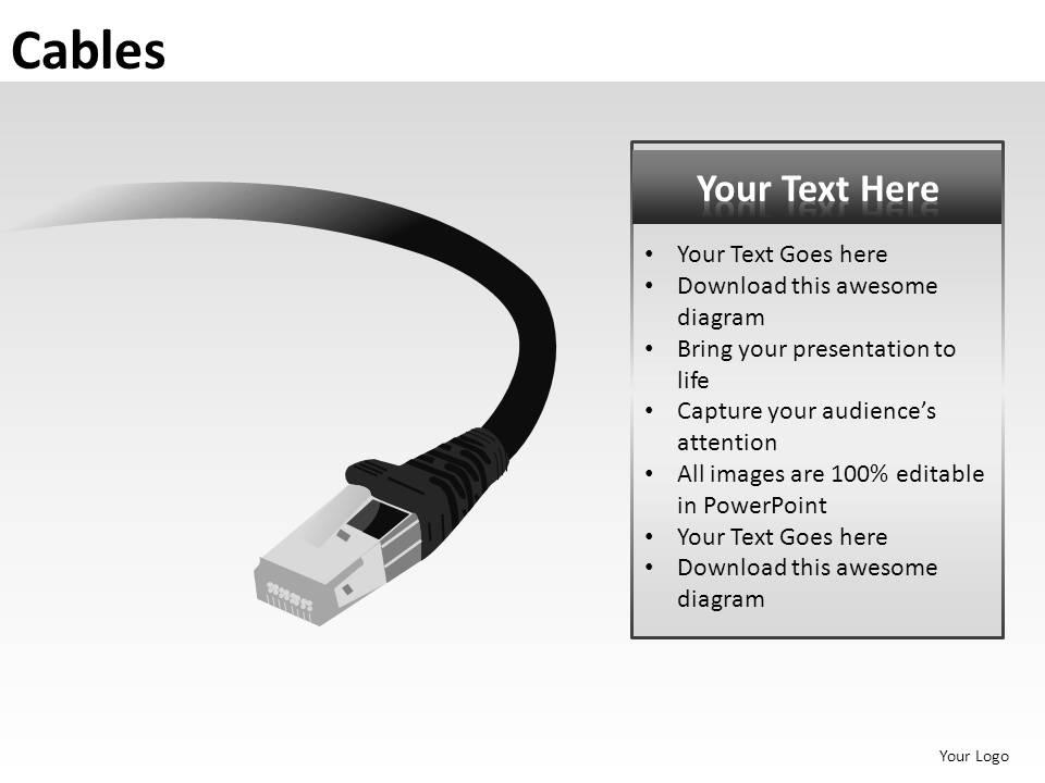 Cables Powerpoint Presentation Slides Templates PowerPoint