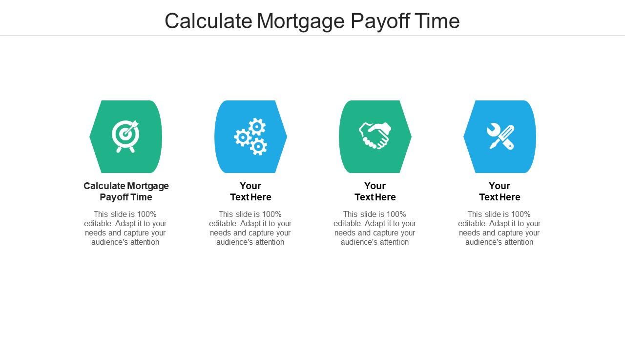 Calculate Mortgage Payoff Time Ppt Powerpoint Presentation Layouts
