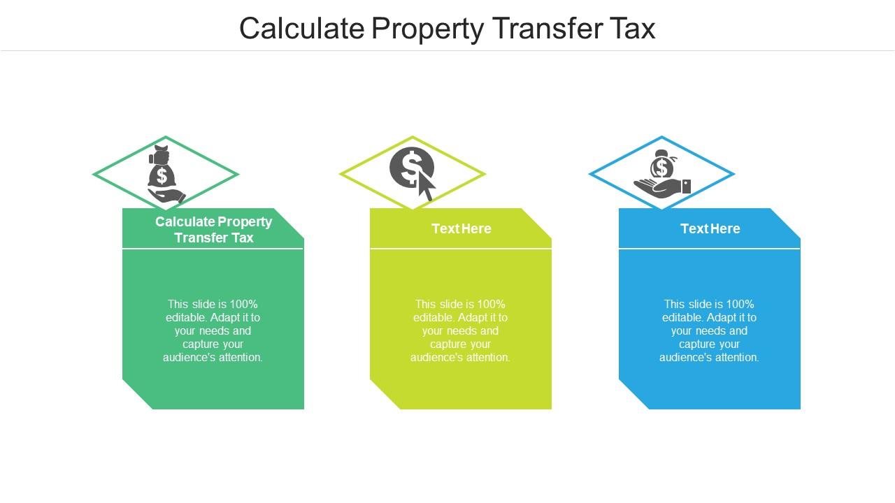 Calculate Property Transfer Tax Ppt Powerpoint Presentation Model