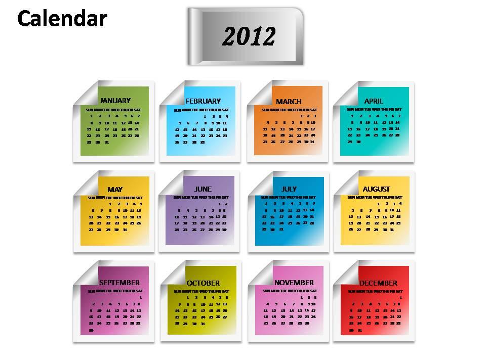 calendar_2012_planner_powerpoint_presentation_slides_Slide01