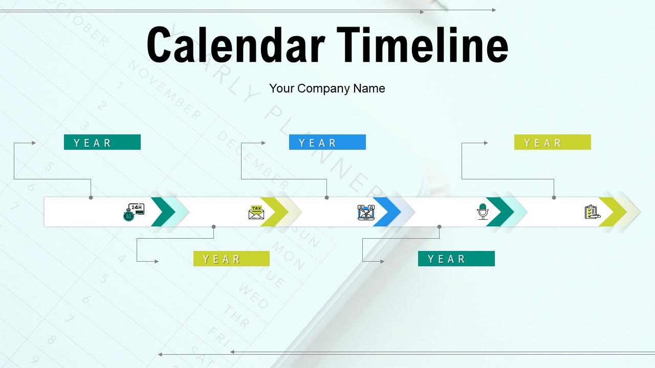 Calendar Timeline Training Plan Milestone Planning Month Duration Completion Slide01