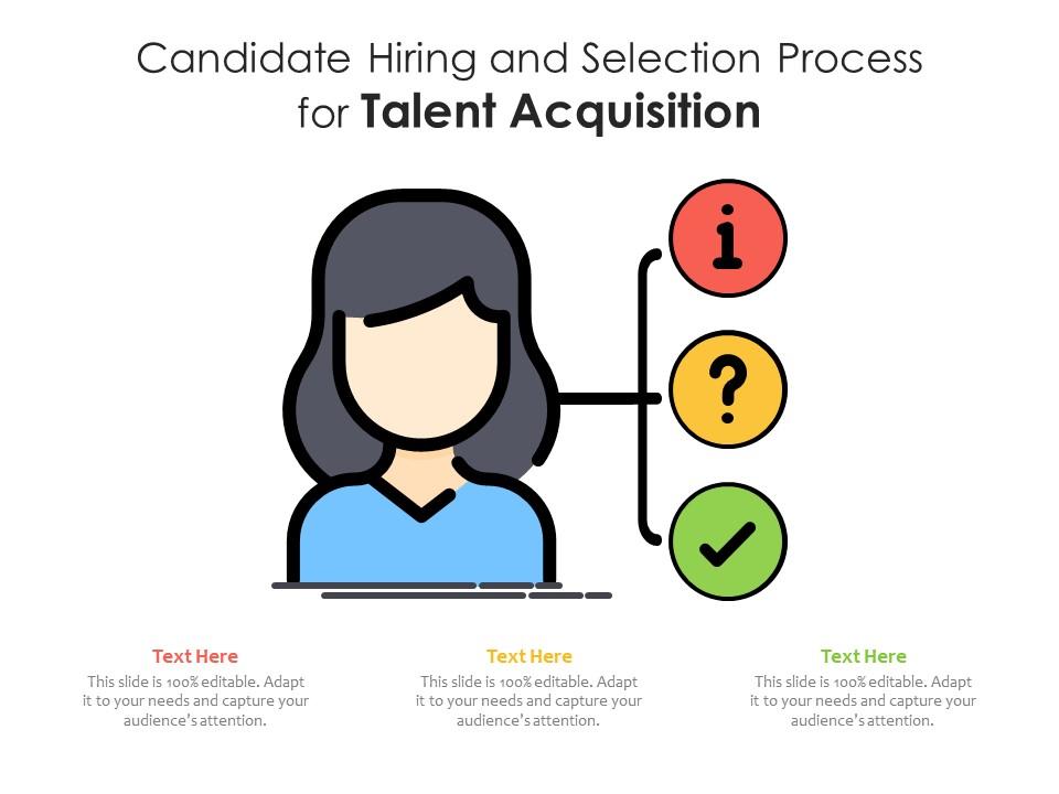 Candidate hiring and selection process for talent acquisition Slide01