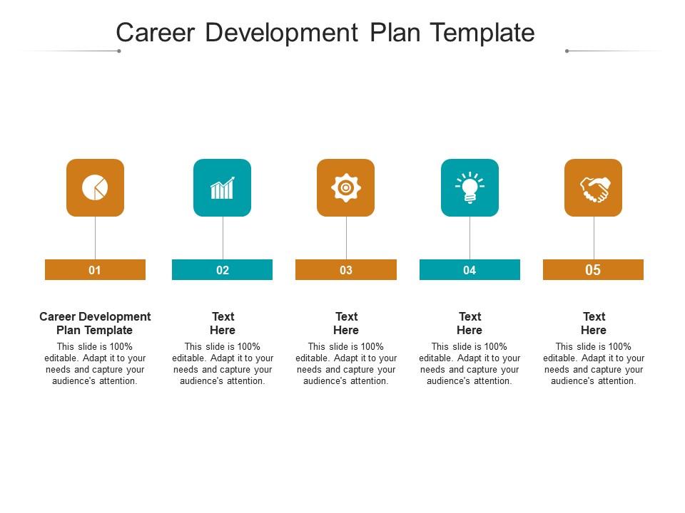 Career development plan template ppt powerpoint presentation layouts icons cpb