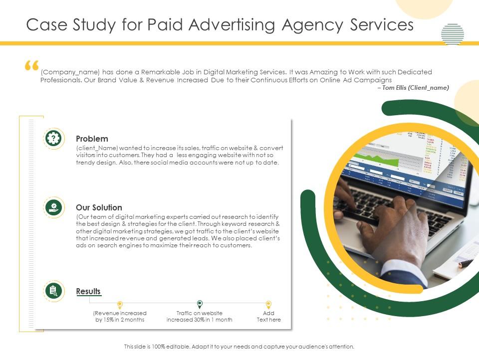 case study on advertising management