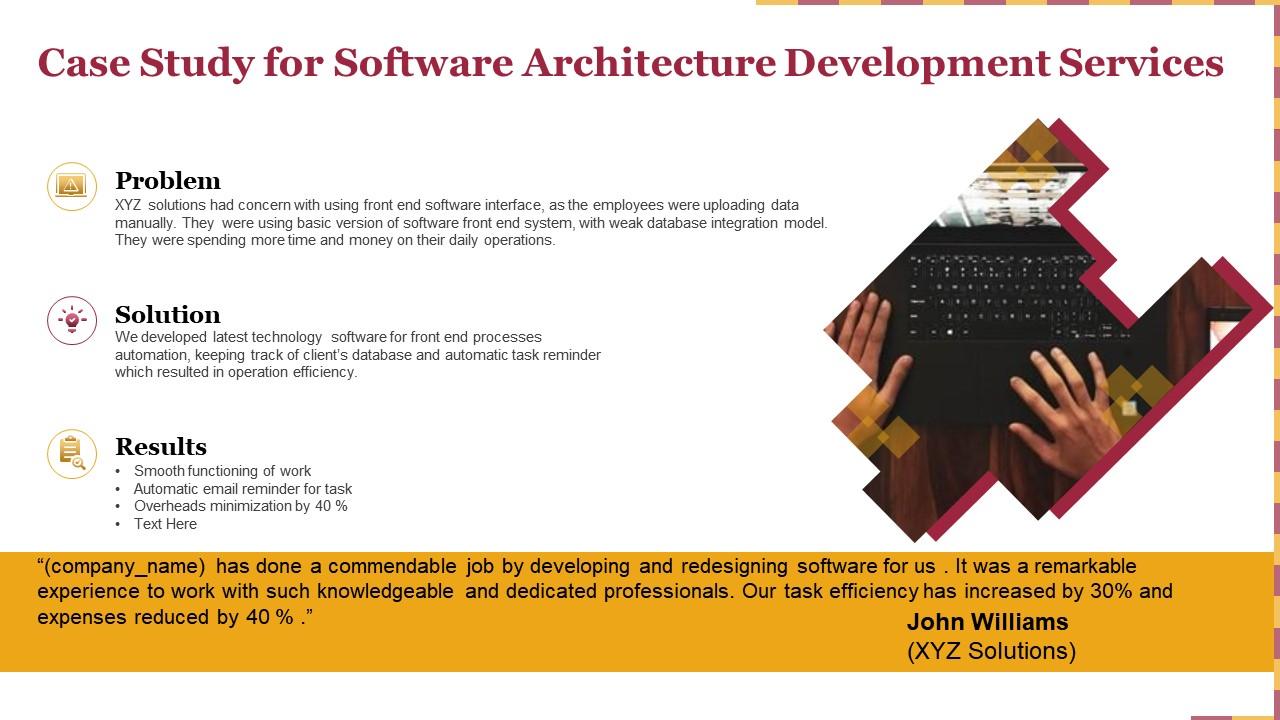 case study in software development