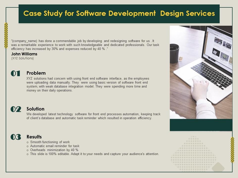 case study for software development
