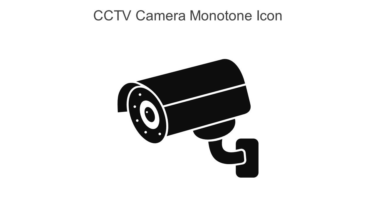 CCTV Camera Monotone Icon In Powerpoint Pptx Png And Editable Eps Format Slide01