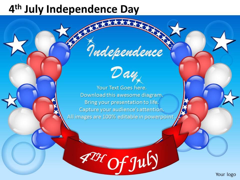 4th of july powerpoint presentations
