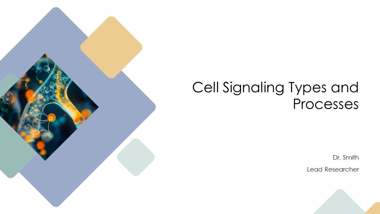 Cell Signaling Types And Processes PPT Structure AT Cell Signaling Types And Processes PPT Structure AT
