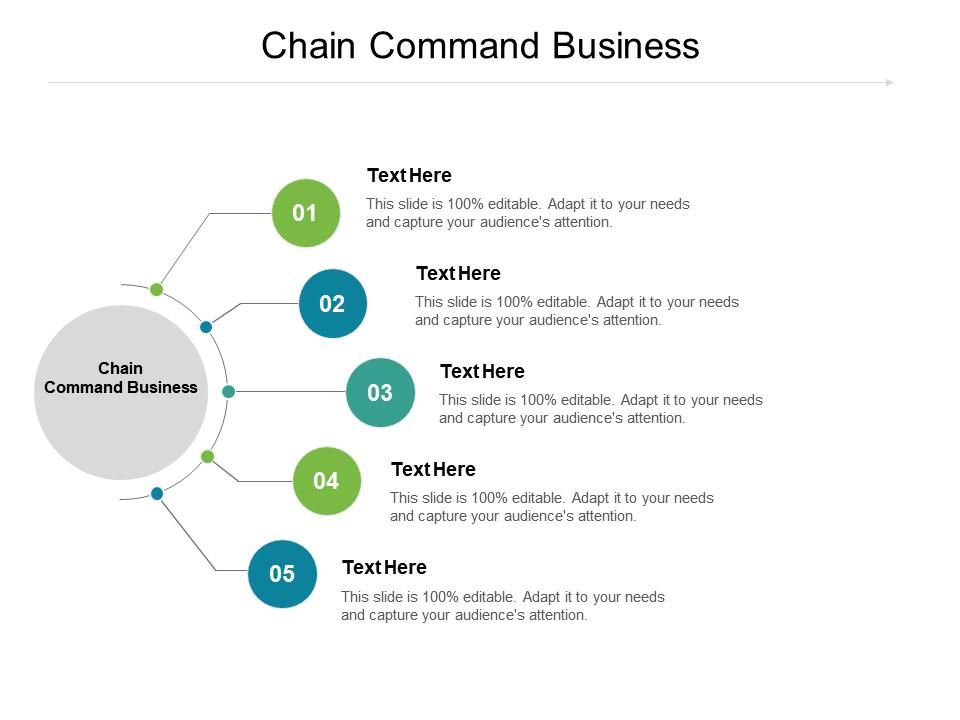 Chain command business ppt powerpoint presentation gallery vector cpb Slide01