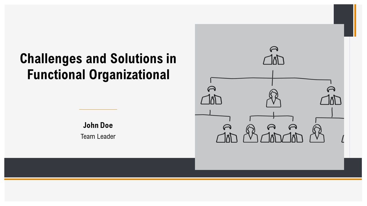 Challenges And Solutions In Functional Organizational PPT Summary AT