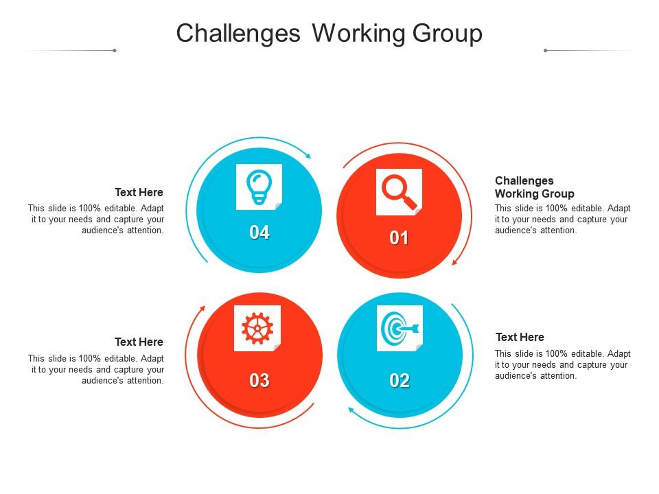 Challenges working group ppt powerpoint presentation show background image cpb