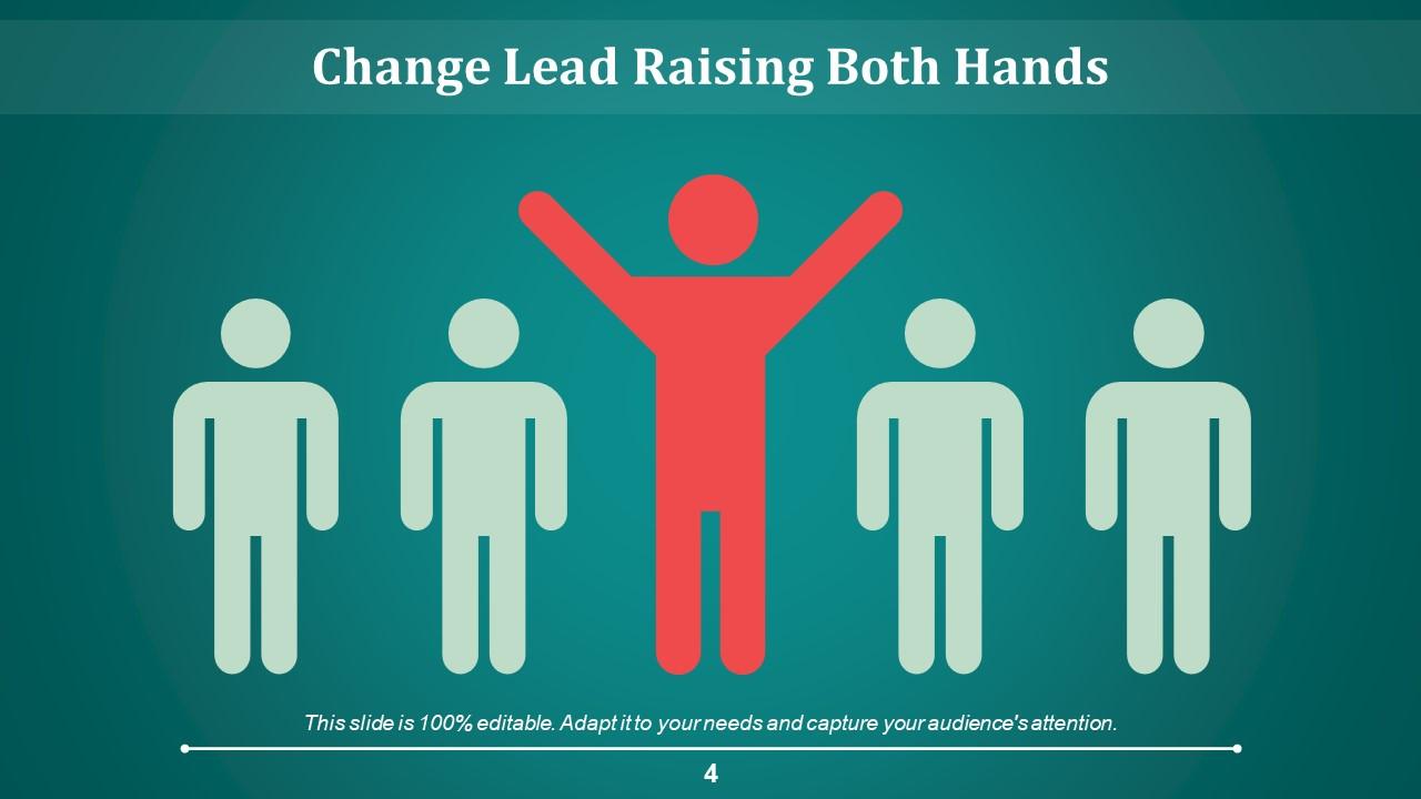Change Lead Change Lead With Leading Man Running Presentation