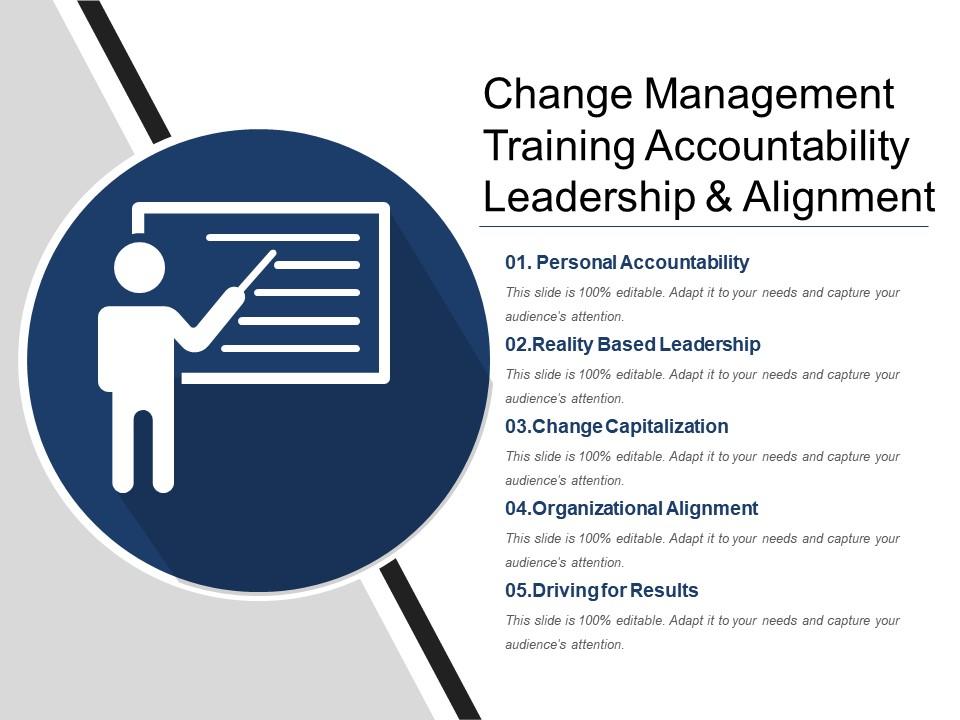 Change management training accountability leadership and alignment Slide01
