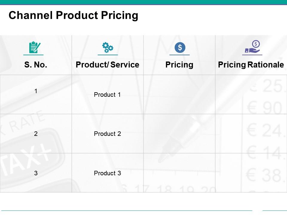 Channel product pricing powerpoint slides Slide00