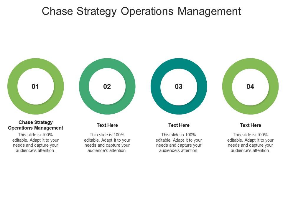 Chase Strategy Operations Management Ppt Powerpoint Presentation Slides ...