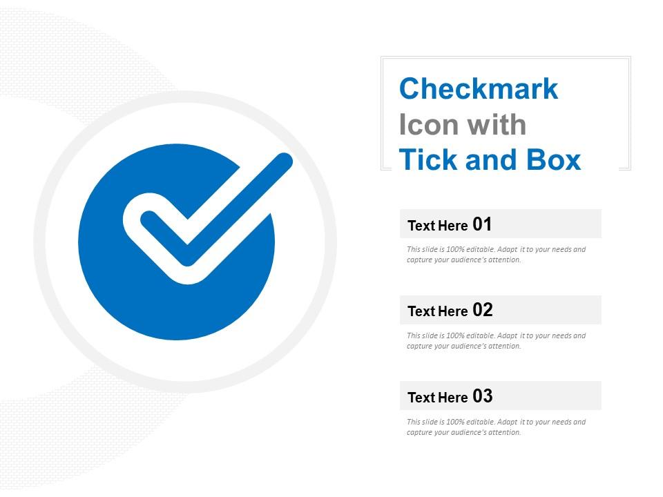 Checkmark icon with tick and box