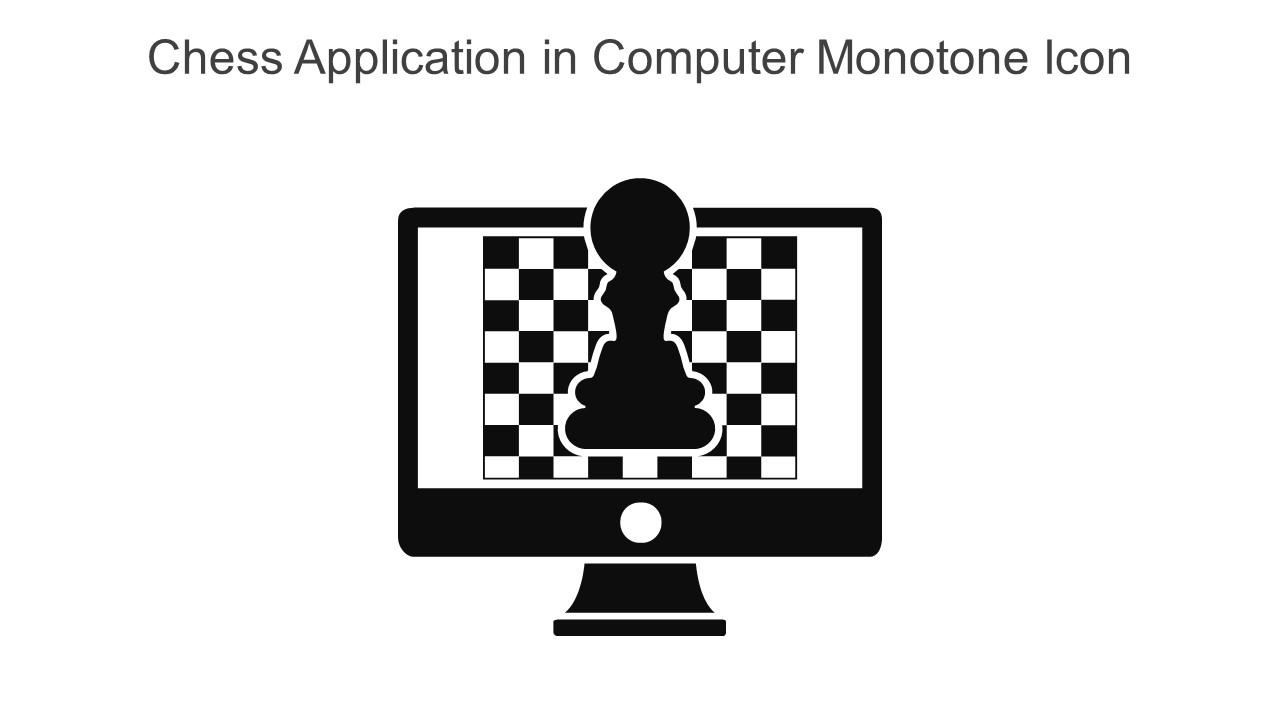 Chess Analysis Monotone Icon In Powerpoint Pptx Png And Editable Eps Format