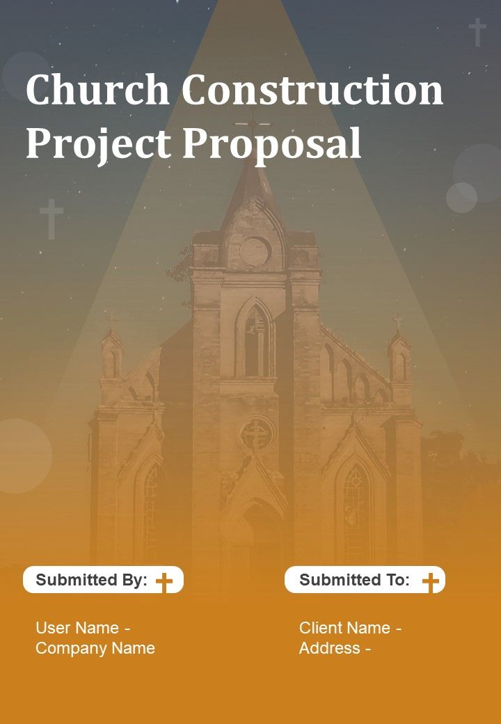 Church Construction Project Proposal Report Sample Example Document PPT