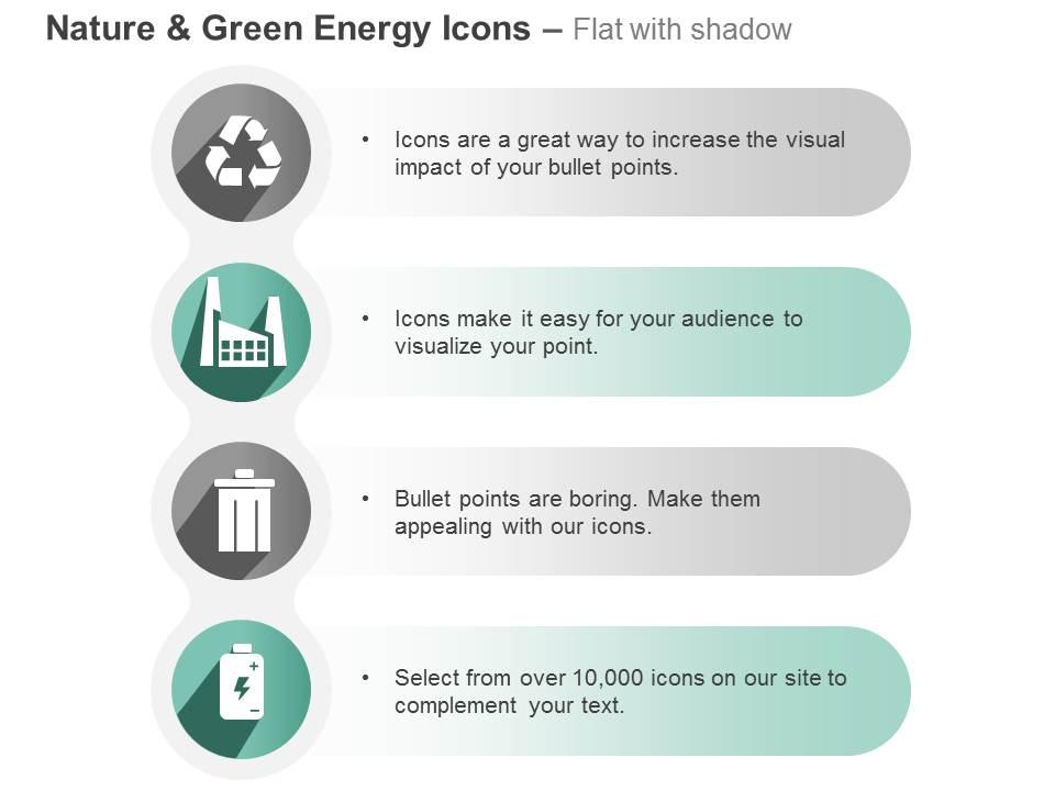 ci_four_energy_icons_for_recycle_factory_and_waste_with_battery_ppt_icons_graphics_Slide01