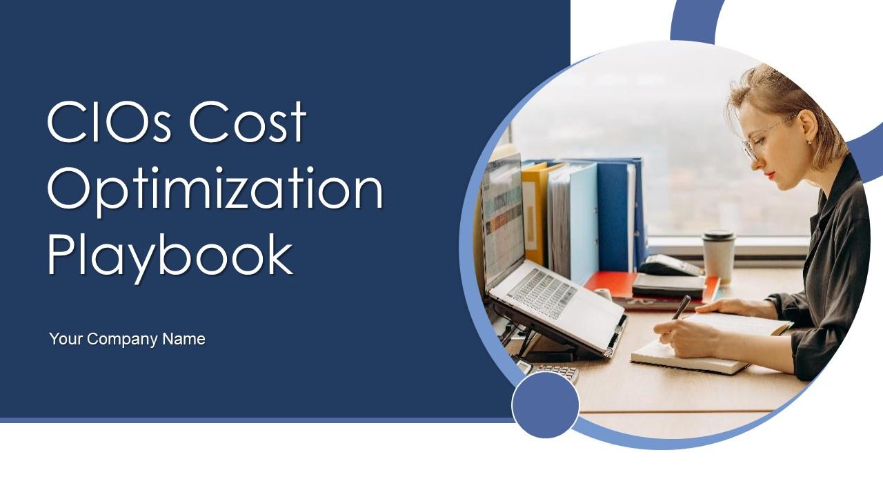 CIOs Cost Optimization Playbook Powerpoint Presentation Slides Slide01