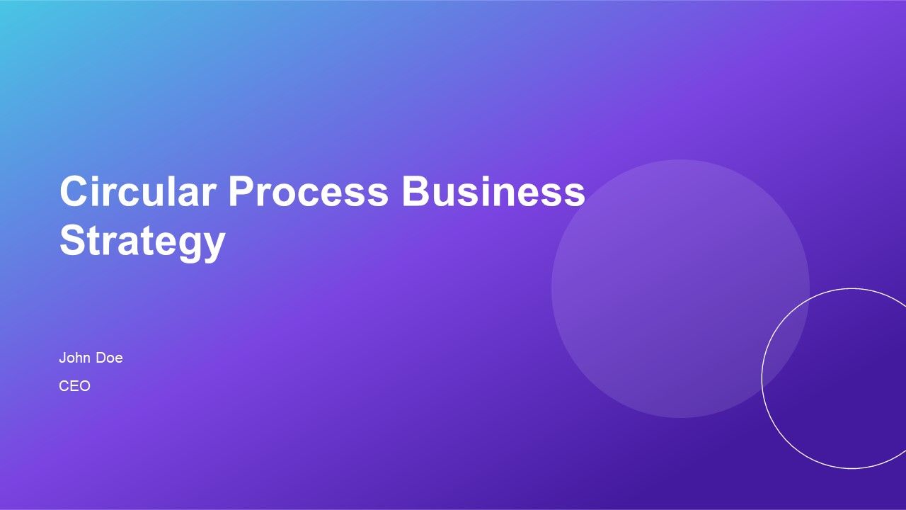 Circular Process Business Strategy PPT Slides AT Circular Process Business Strategy PPT Slides AT