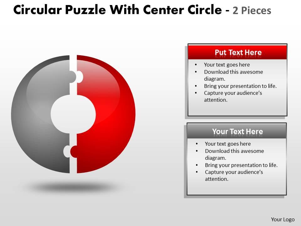 circular_puzzle_with_center_pieces_ppt_9_Slide01