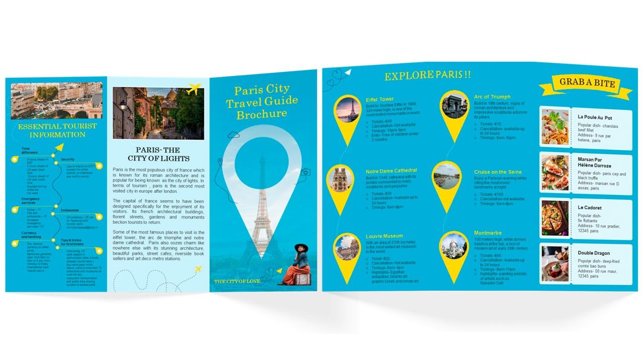 City Brochure Paris Travel Guide Trifold PPT Template city-brochure-paris-travel-guide-trifold-ppt-template