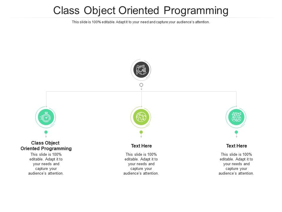 Class object oriented programming ppt powerpoint clipart images cpb
