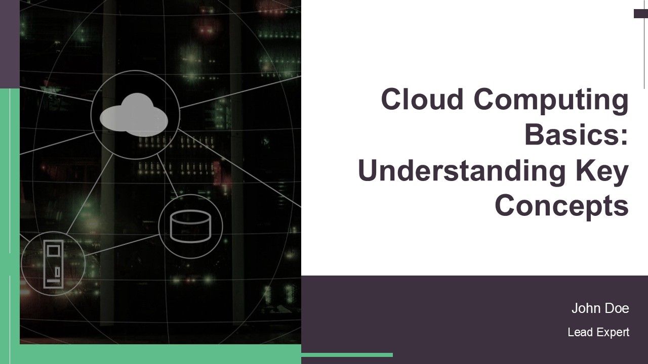 Cloud Computing Basics Understanding Key Concepts PPT Structure AT