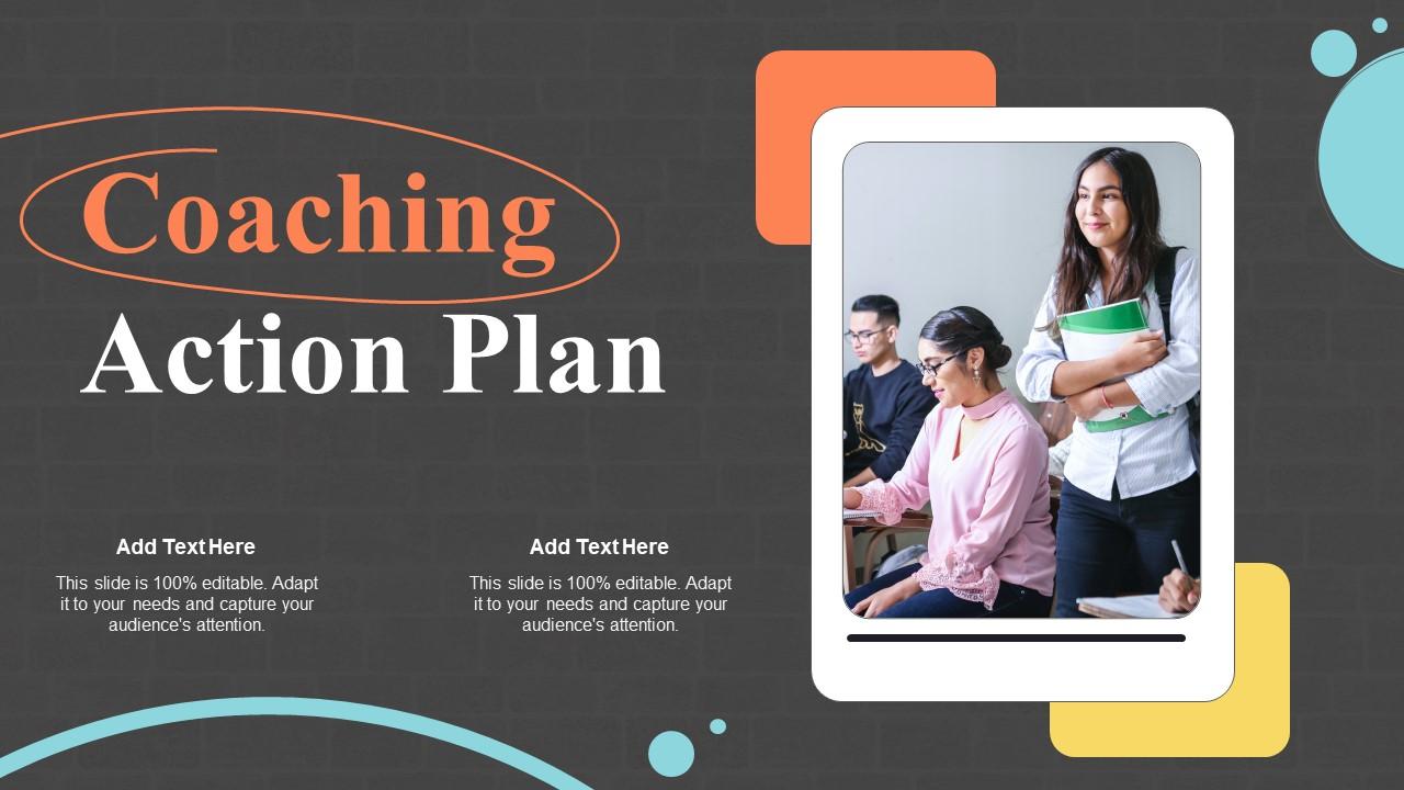 Coaching Action Plan Cover Ppt Powerpoint Presentation File Graphics