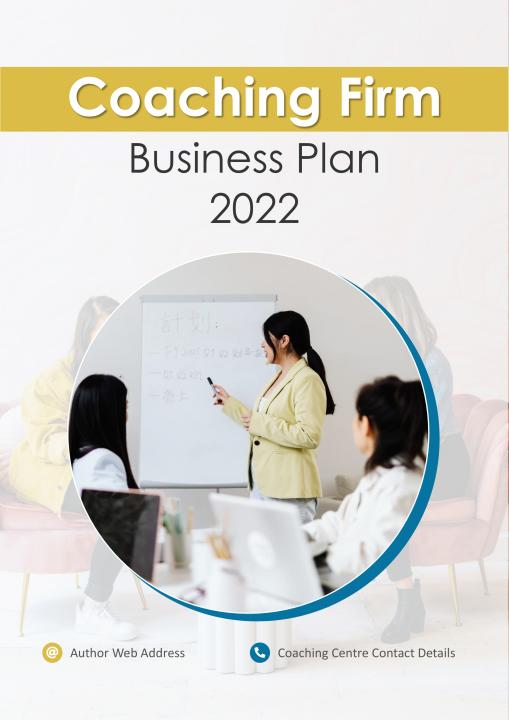Coaching Firm Business Plan Pdf Word Document Slide01