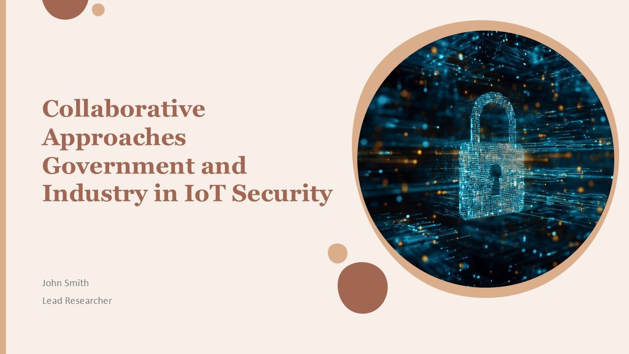 Collaborative Approaches Government And Industry In Iot Security PPT Sample ACP