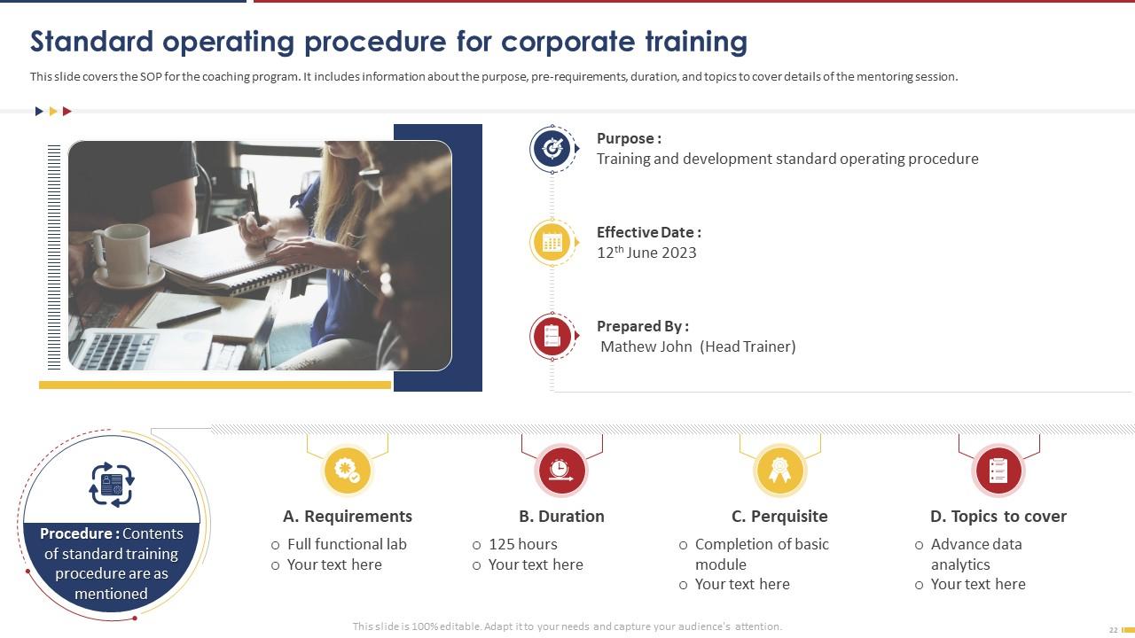 Collection Of Standard Operating Procedures Powerpoint Ppt Template ...