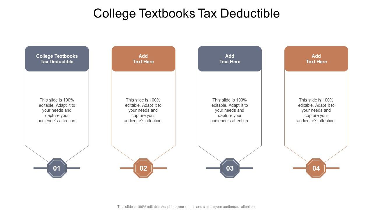 College Textbooks Tax Deductible In Powerpoint And Google Slides Cpb