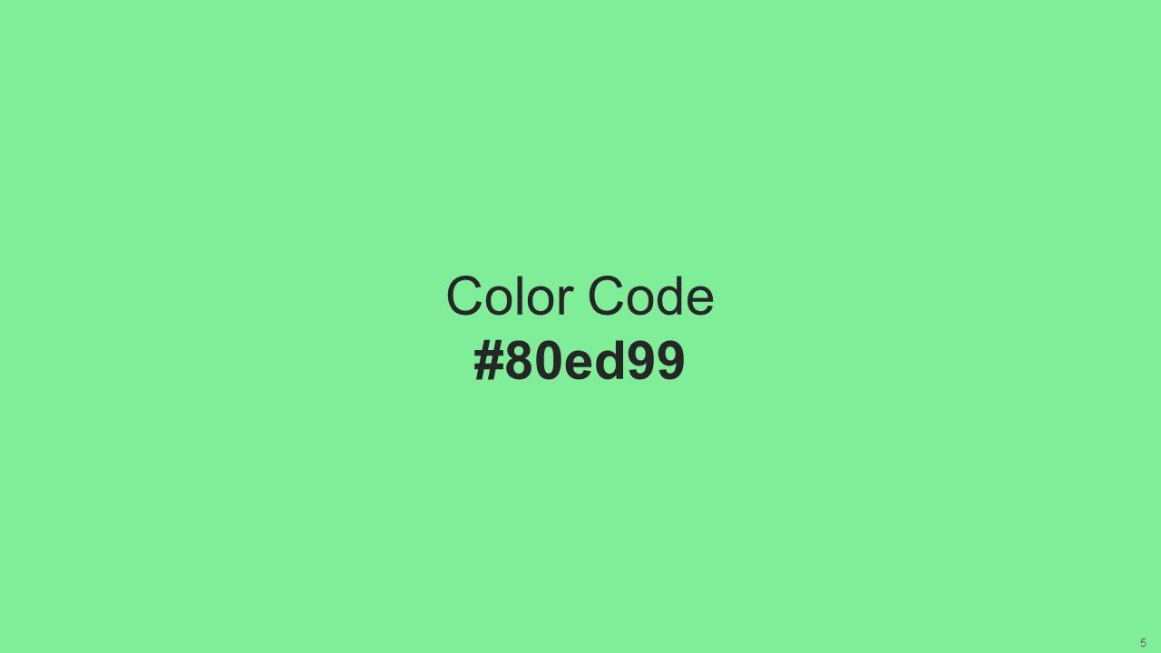 Color Palette With Five Shade Bay Of Many Keppel Emerald Pastel Green