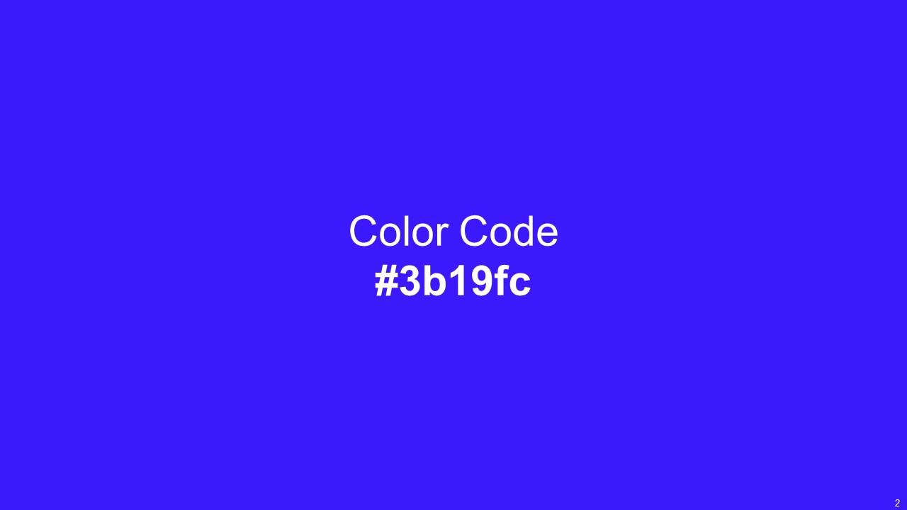 Color Palette With Five Shade Blue Violet Electric Violet Electric