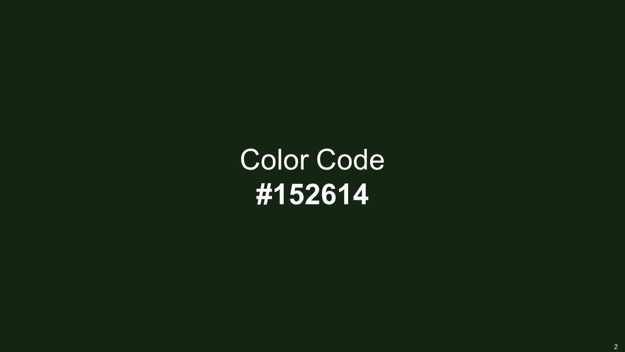 Color Palette With Five Shade Hunter Green Mallard Forest Green La Palma  Harlequin
