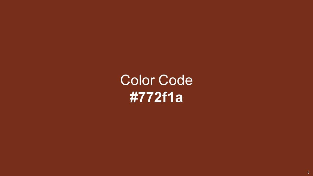 Color Palette With Five Shade Irish Coffee Rob Roy Sandy Brown Jaffa Mocha