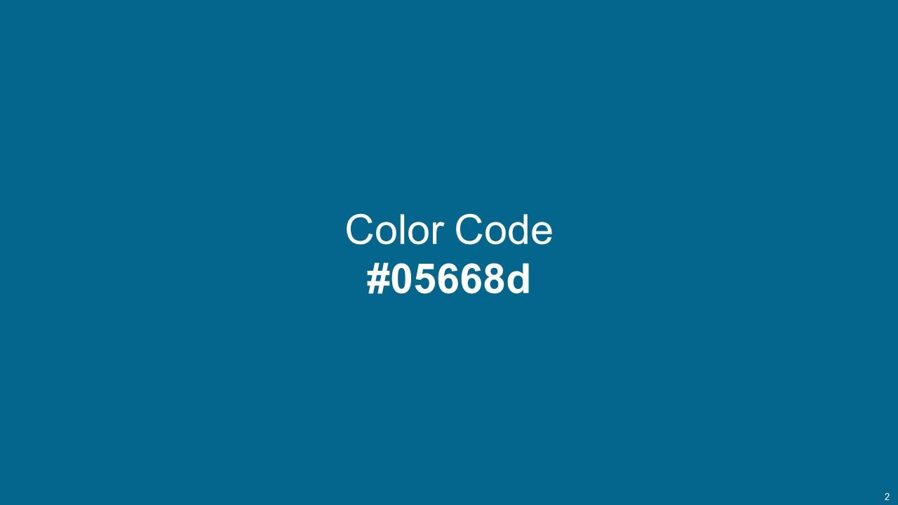 Color Palette With Five Shade Venice Blue San Marino Link Water Apple