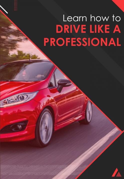 Commercial driving school two page flyer brochure template Slide01