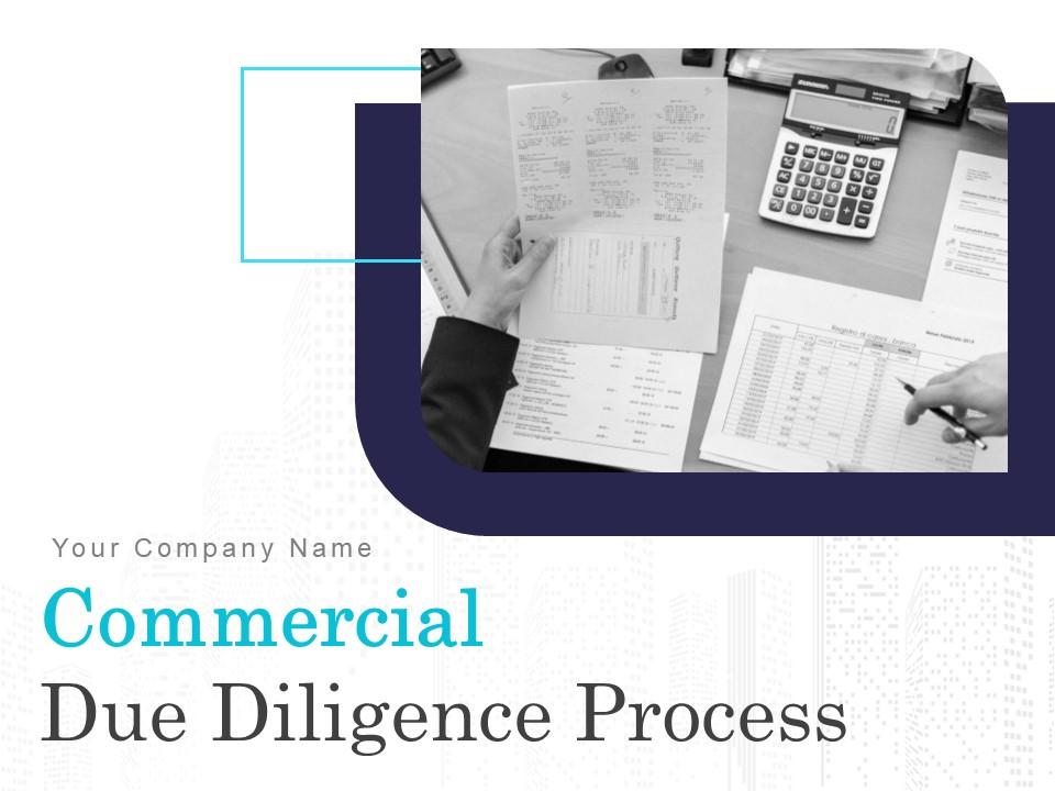 Commercial due diligence process powerpoint presentation slides Slide01