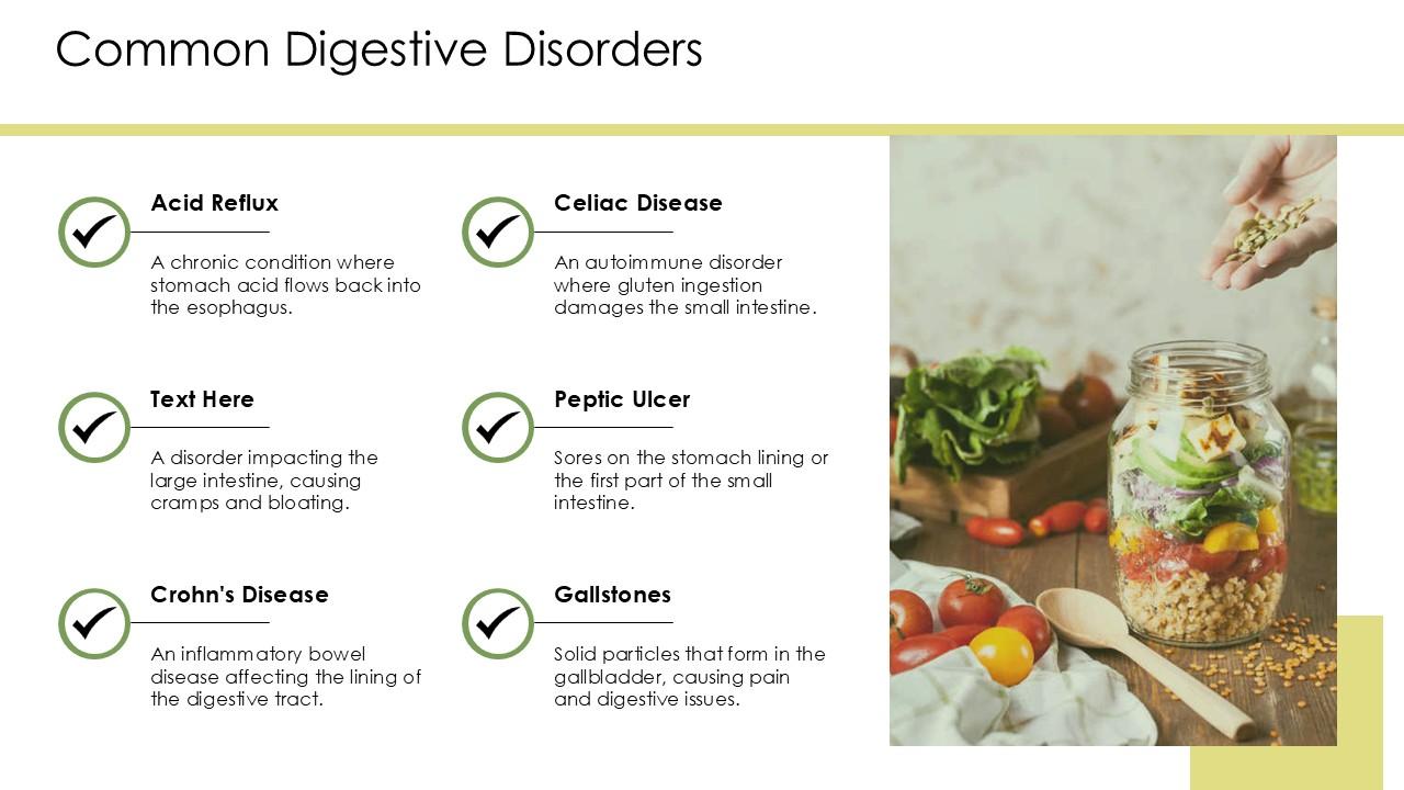 Common Digestive Disorders PPT Sample ACP PPT Slide