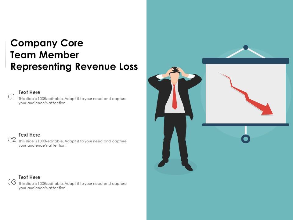 Company core team member representing revenue loss