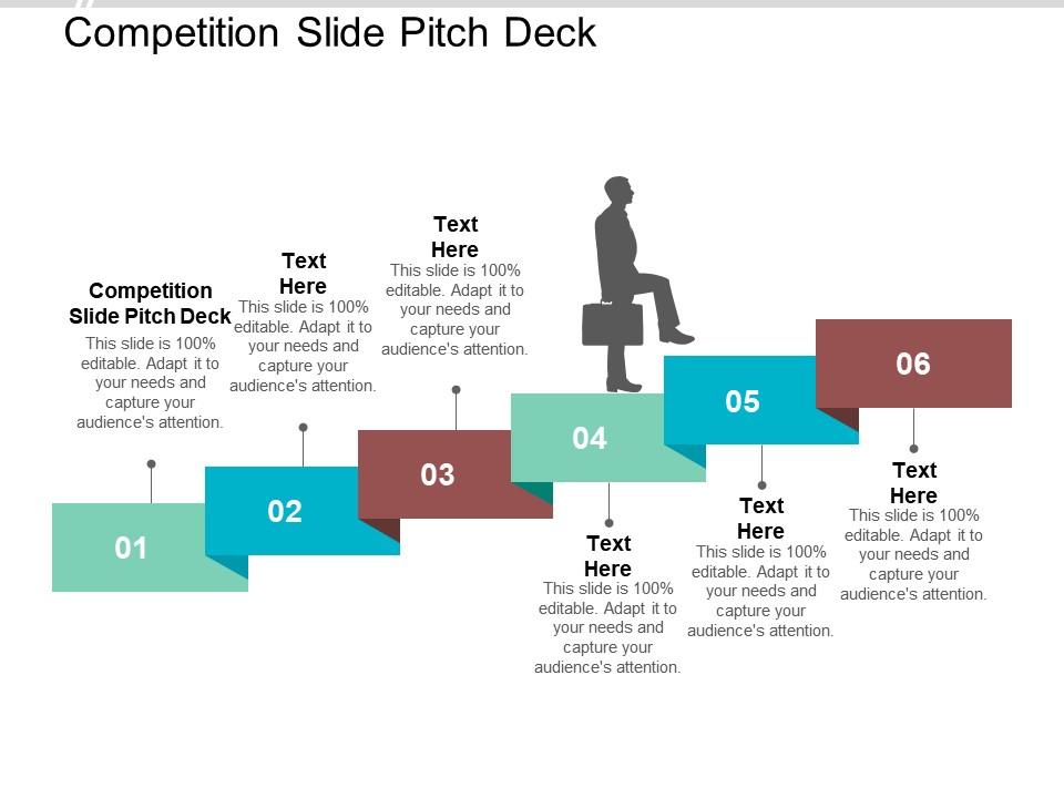 Competition slide pitch deck ppt powerpoint presentation portfolio shapes cpb Slide01