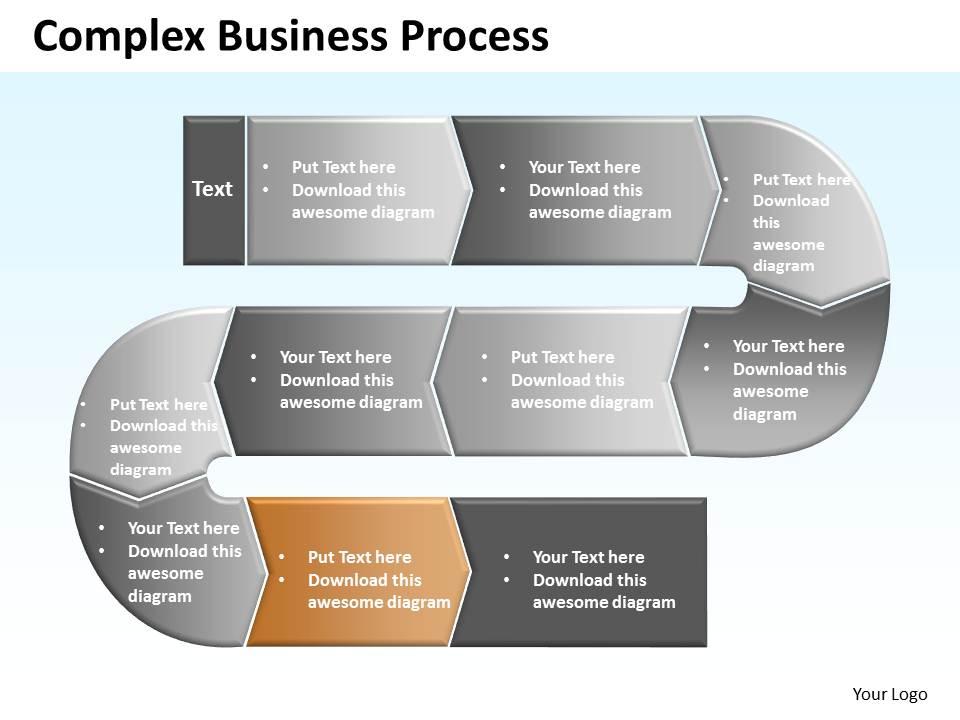 Complex Business Process 1 | PowerPoint Slide Images | PPT Design ...