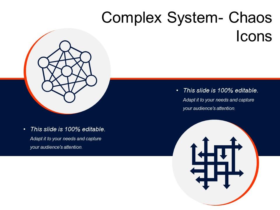 Complex System Chaos Icons Presentation Graphics Presentation