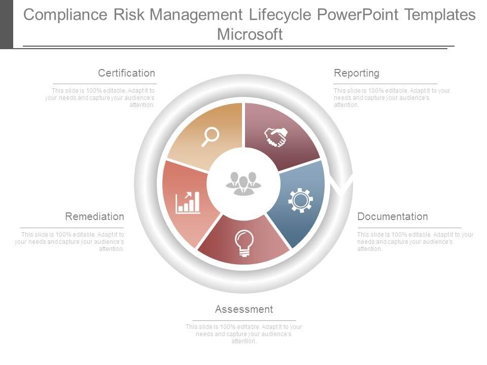 compliance_risk_management_lifecycle_powerpoint_templates_microsoft_Slide01