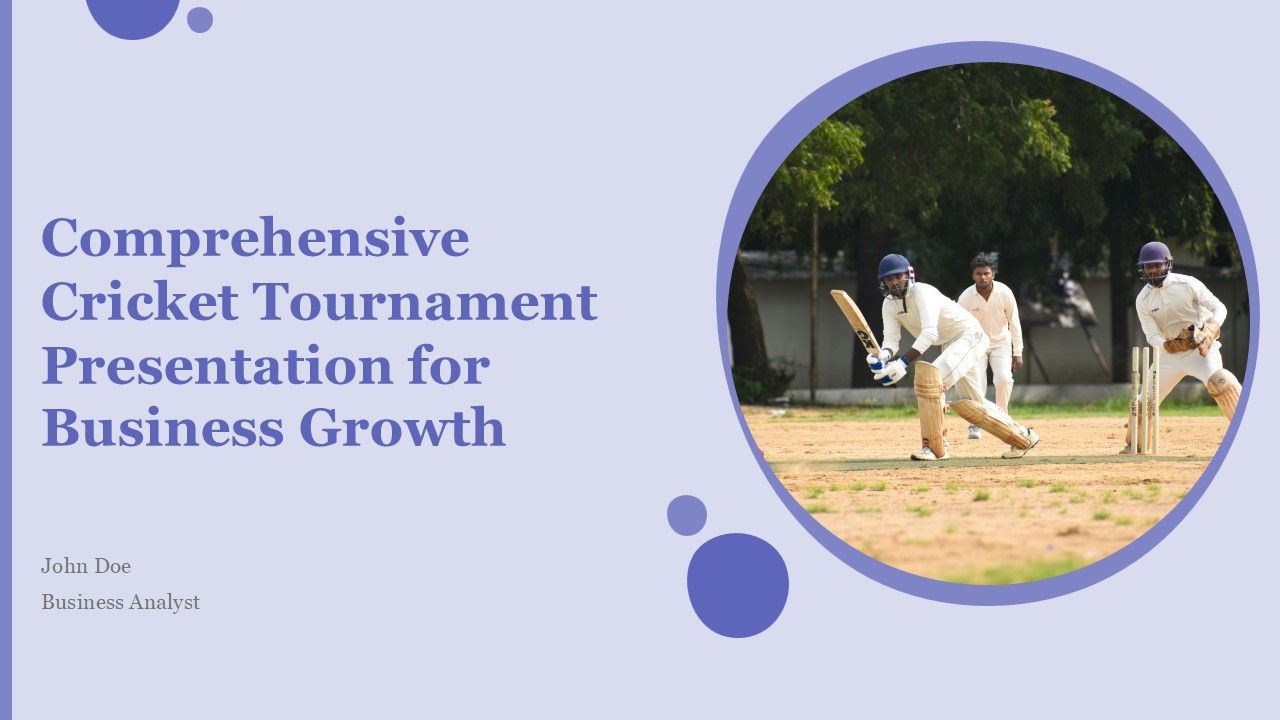 Comprehensive Cricket Tournament Presentation For Business Growth PPT H Comprehensive Cricket Tournament Presentation For Business Growth PPT H
