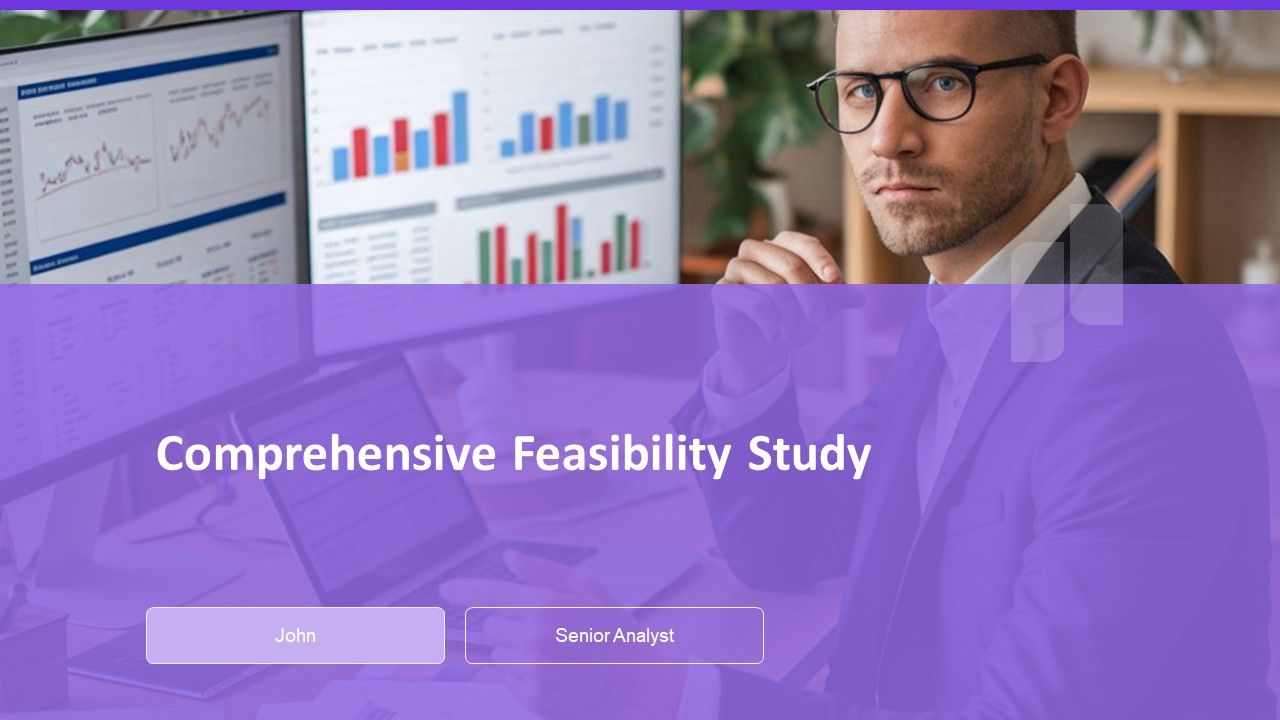 Comprehensive Feasibility Study PPT Mockup AT Comprehensive Feasibility Study PPT Mockup AT